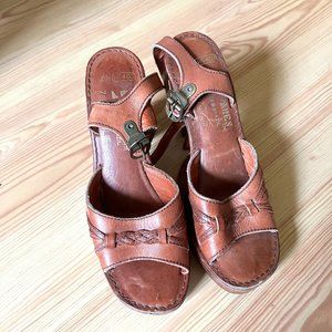 1970s Fanfares Platform Sandals